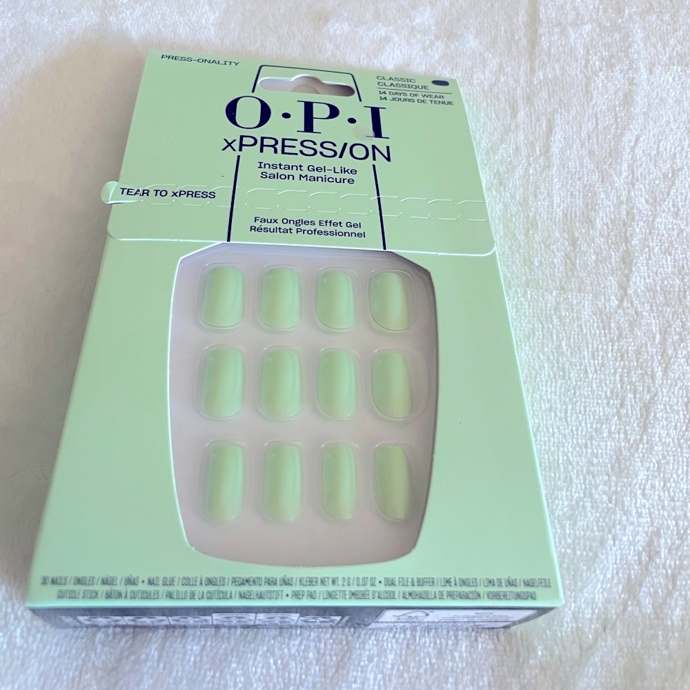 OPI xPRESS/ON Gel-Like Nails in Soft Green - Picture 6 of 6